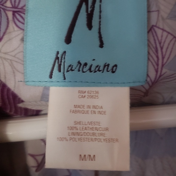 MARCIANO 100% real leather JACKET - Picture 5 of 6